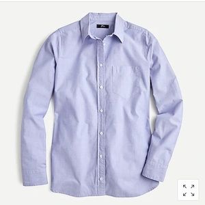 J Crew Classic Fit Boy Shirt in End on End Cotton